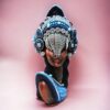 Imagen Artesanal Busto Resina Oxum/ Yemanja 30X18cm