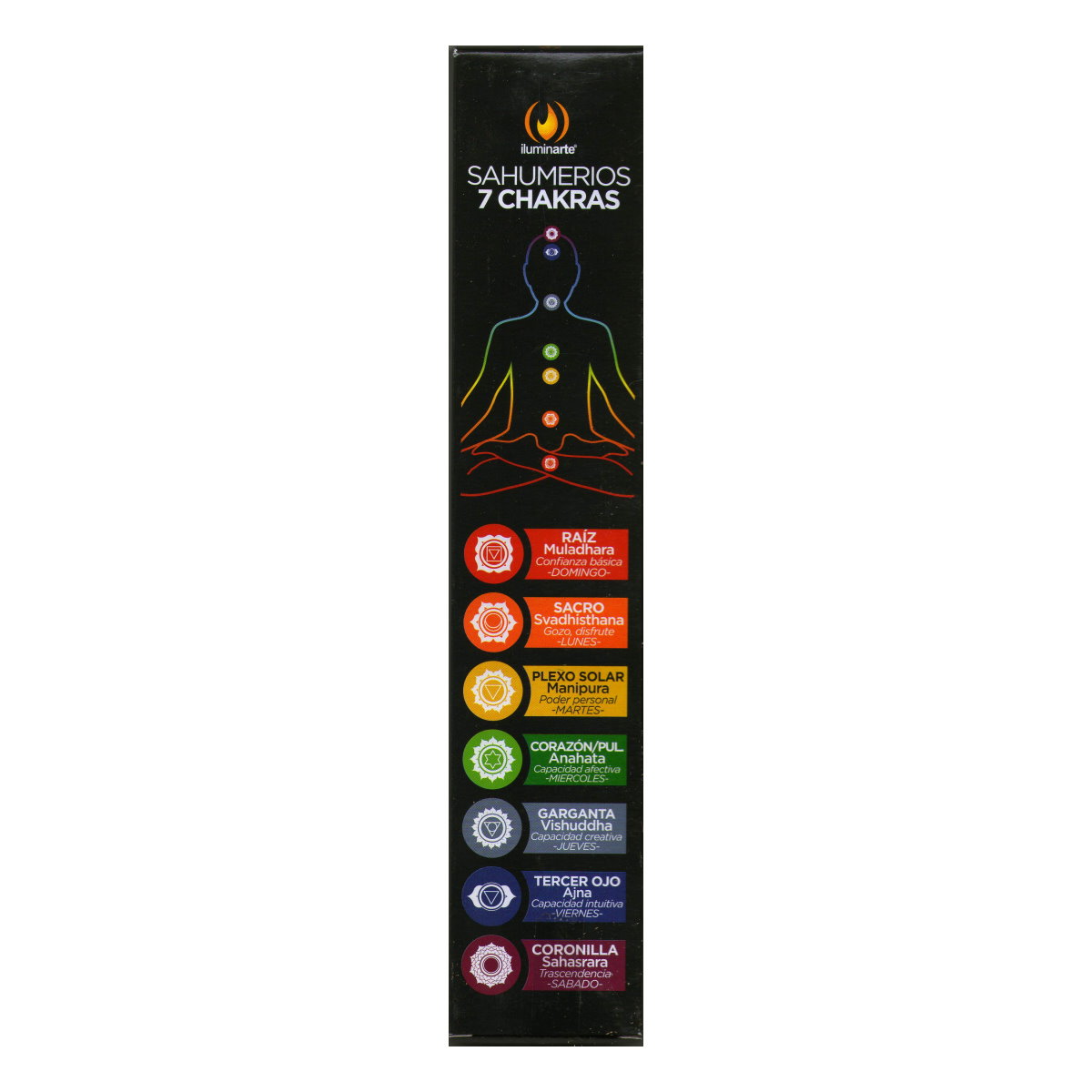 Sahumerio 7 Chakras Iluminarte