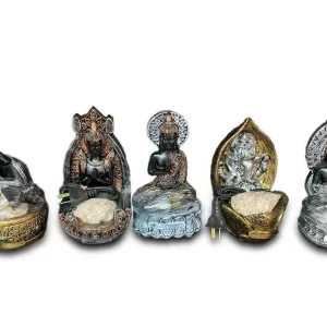 Lamparas de Sal Budas Meditacion chicos 22cm