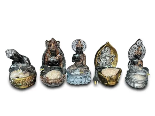 Lamparas de Sal Budas Meditacion chicos 22cm