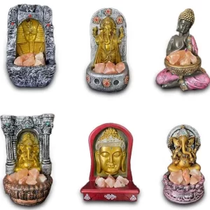 Lamparas de Sal Budas Meditacion gigantes 32cm