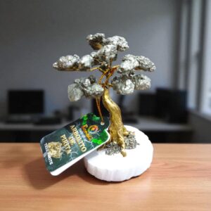 Arbol Bonsai Piedra Pirita (Talisman de la Fortuna)