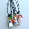 Collar Frasquito Piedra Energetica (Amuleto Protector)