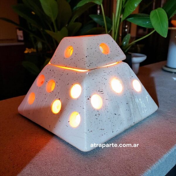 Lampara de Sal Cuenco Piramide n2 N63