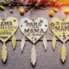 Colgante MDF Corazon Mediano "Dia de la Madre"