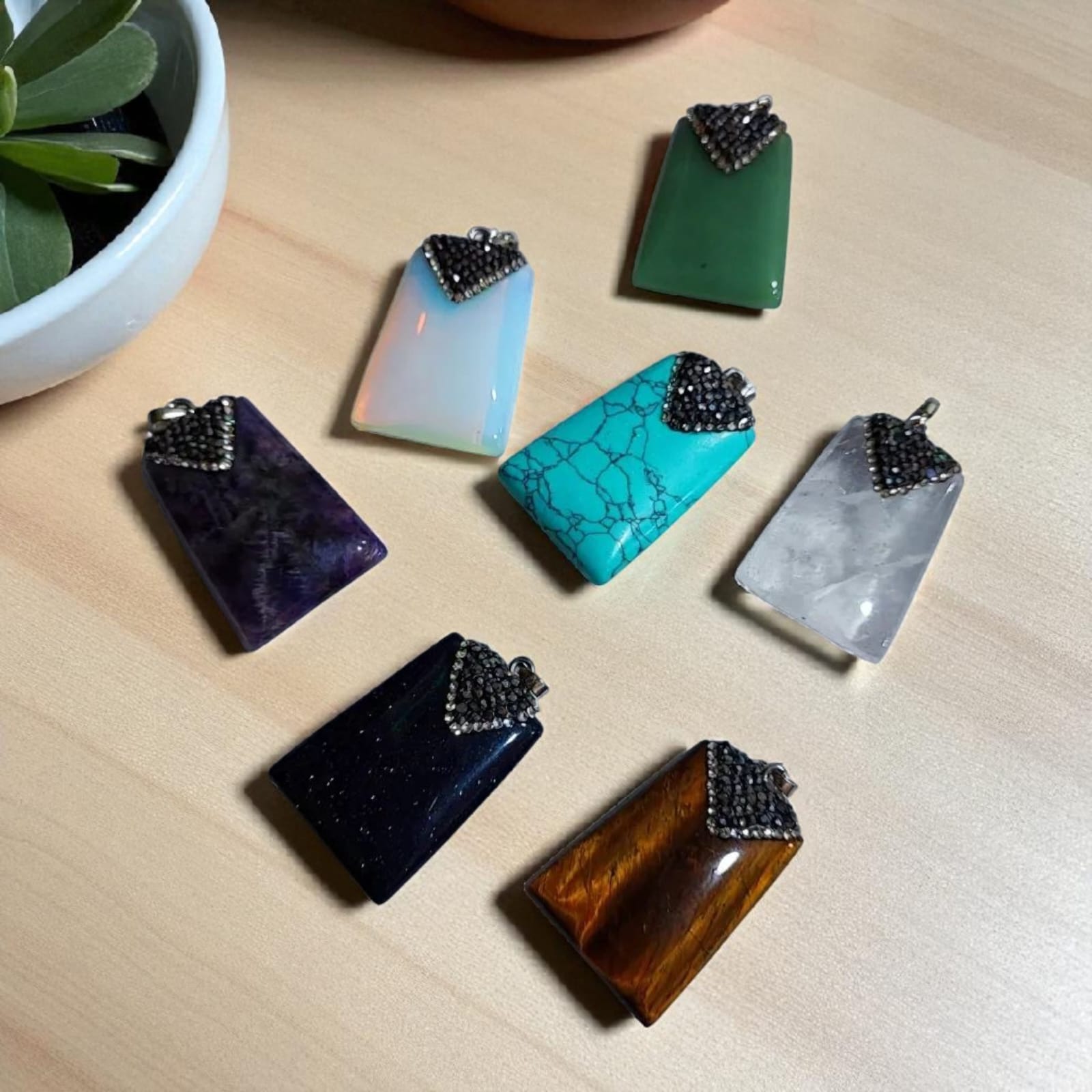 Dije Cartera Piedra Energetica