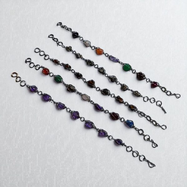 Pulsera Alpaca Piedras Energeticas