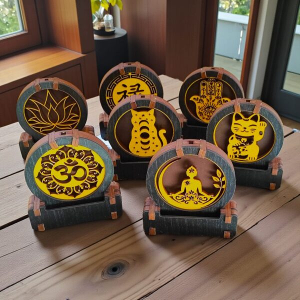 Casdada MDF Dorado V/Modelos