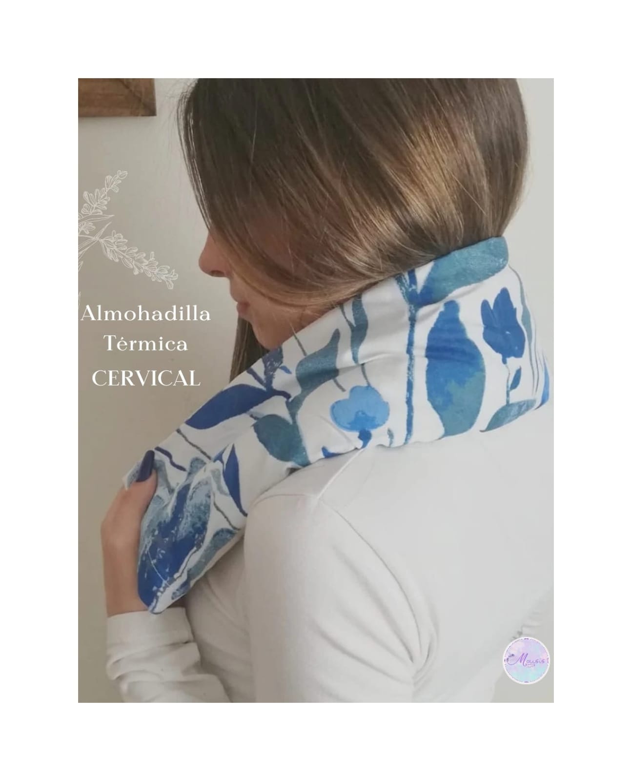 Almohadilla Termica Cervical Chico 60x12cm