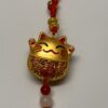 Colgante Neko Dorado con Mechon