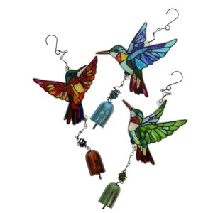 Movil Colgante Llamador con Campana Colibri Vitril