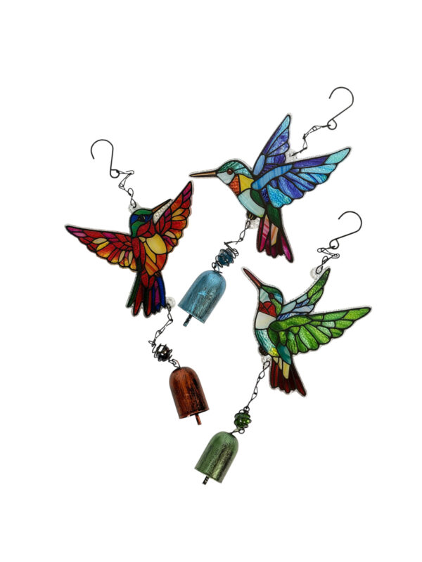 Movil Colgante Llamador con Campana Colibri Vitril