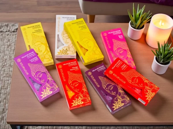 Velas de Noche Aromaticas Aromanza x10u