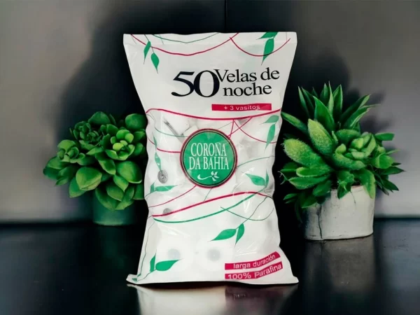 Bolsa Velas de Noche x50u Corona de Bahia