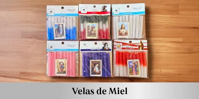 VELAS SANTORAL,MIEL Y LITURGICAS