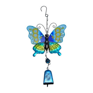 Movil Colgante Llamador Mariposa Vitril con Campana