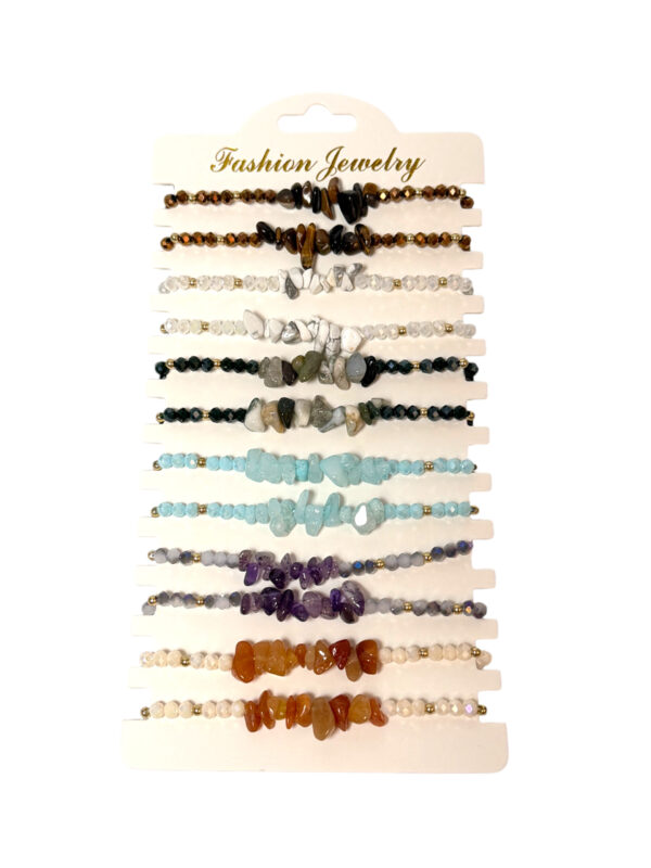 Blister Pulsera Piedras Energeticas