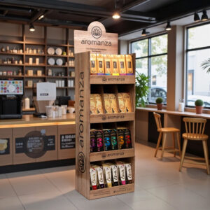 Exhibidor Simil Madera (Carton)
