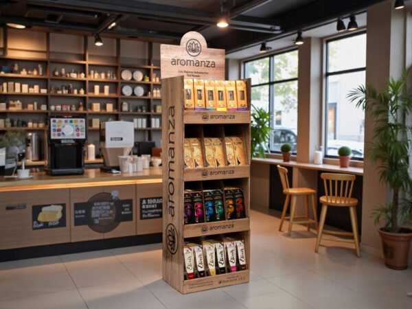 exhibidor Exhibidor Simil Madera (Carton)