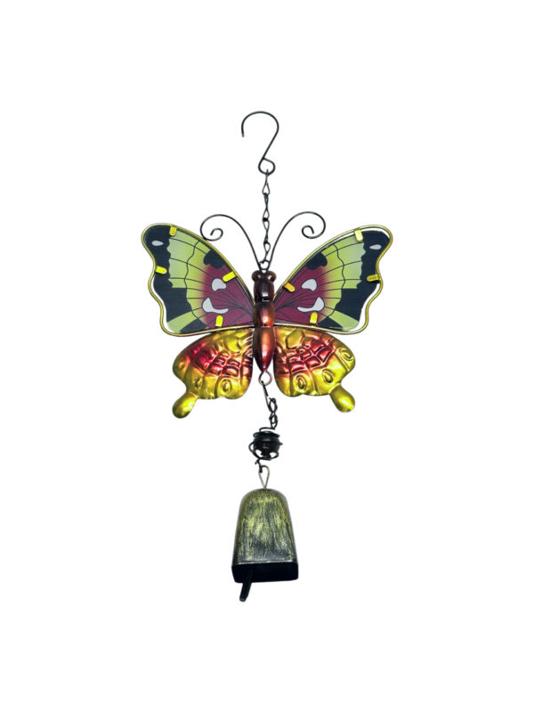 Movil Colgante Llamador Mariposa Vitril con Campana