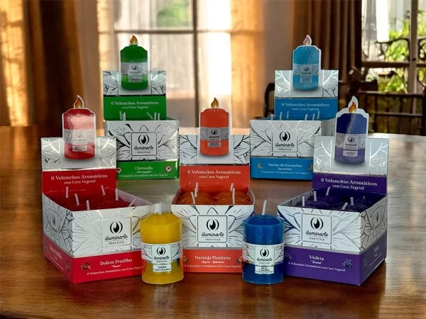 Veloncito Aromaticos C/Cera Vegetal x6u