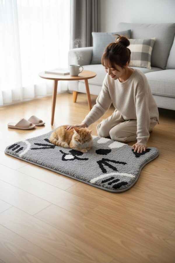 Alfombra Felpudo Neko