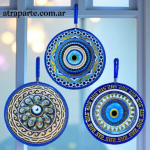 Posa Pava Colgante Ojo Turco Mandala