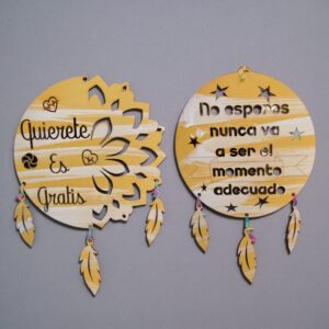 Colgante Atrapasueño MDF Chico Mandala
