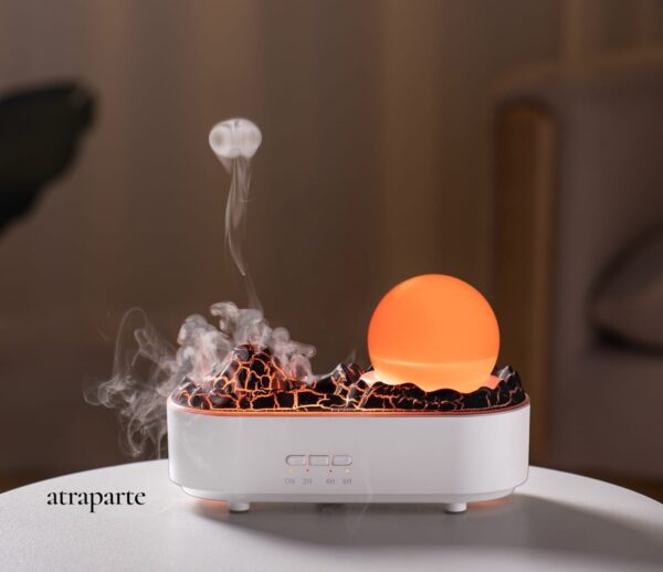 Humidificador Cristal Volcan con Luz S/Filtro