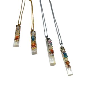 Collar Selenita 7 Chakras