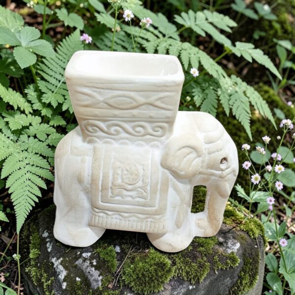 Hornito Ceramico Elefante Grande G1