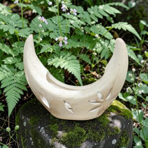 Cuenco Ceramico Para Lampara Luna