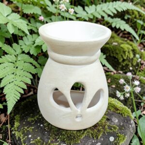 Hornito Ceramico Hojas Ovalados G6