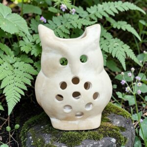Cuenco Ceramico Para Lampara Buho Grande