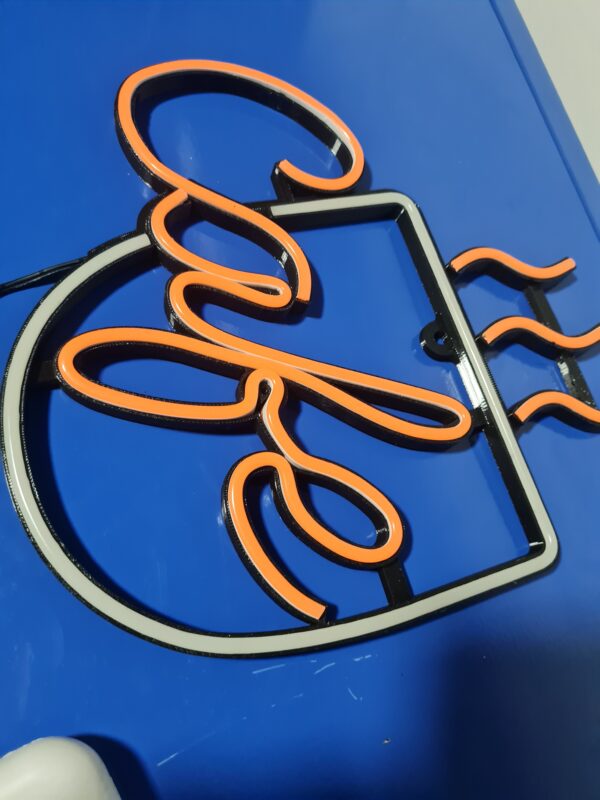 Cartel Neon Cafe 30cm X 30cm