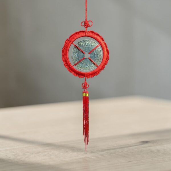 Colgante Rojo Rueda Horoscopo Chino Grande