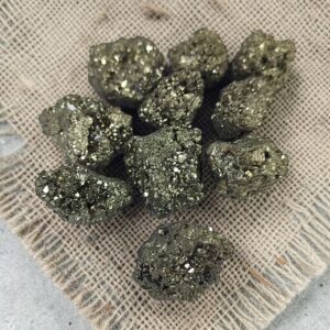 Piedra Energetica en Bruto Pirita