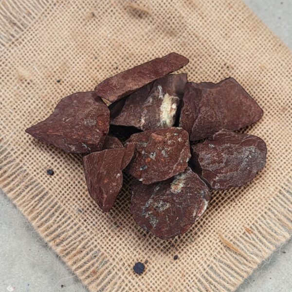 Piedra Energetica en Bruto Jaspe Rojo