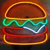 burguer Cartel Neón Hamburguesa 27cm