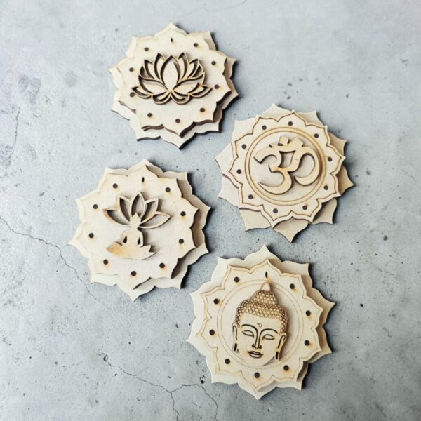 Porta Sahumerio Loto V/Modelos MDF
