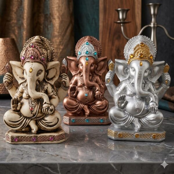 Ganesha Grande Decorado 30cm