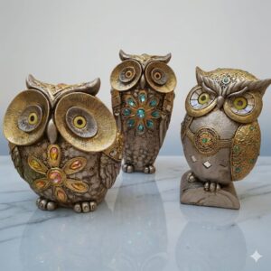 WhatsApp Image 2026-04-13 at 20.43.02 Lechuza Grande Decoradas 26cm