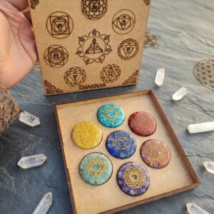 WhatsApp Image 2026-05-20 at 20.41.55 Set de Piedra Orgon Grabado 7 Chakras C/Caja