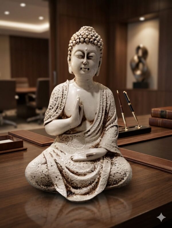 Buda Proteccion Mano Pecho 25cm