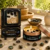 Vela Aromanza Organica con Cristales