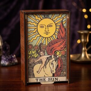 Porta Tarot Premium MDF - The Sun