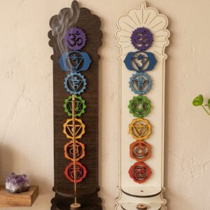 Porta Sahumerio 7 Chakras Colgable MDF
