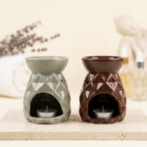 Hornito Ceramico Rombos C027