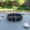 Pulsera de Hematite Imantada Piedra Energetica