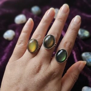 Anillo Piedra del Humor Regulable